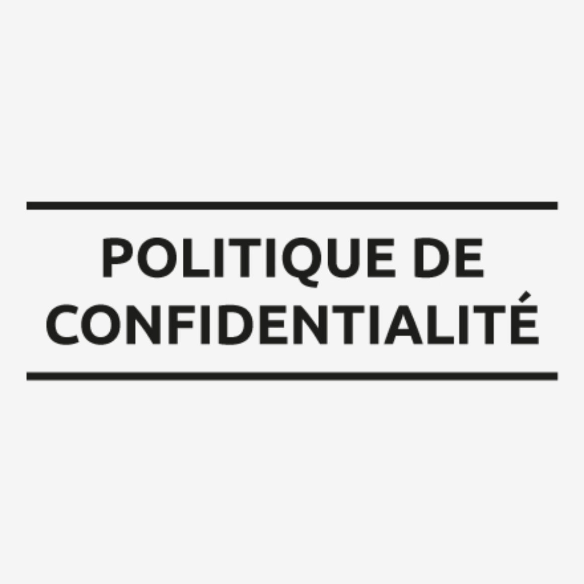 politique/confidentialité